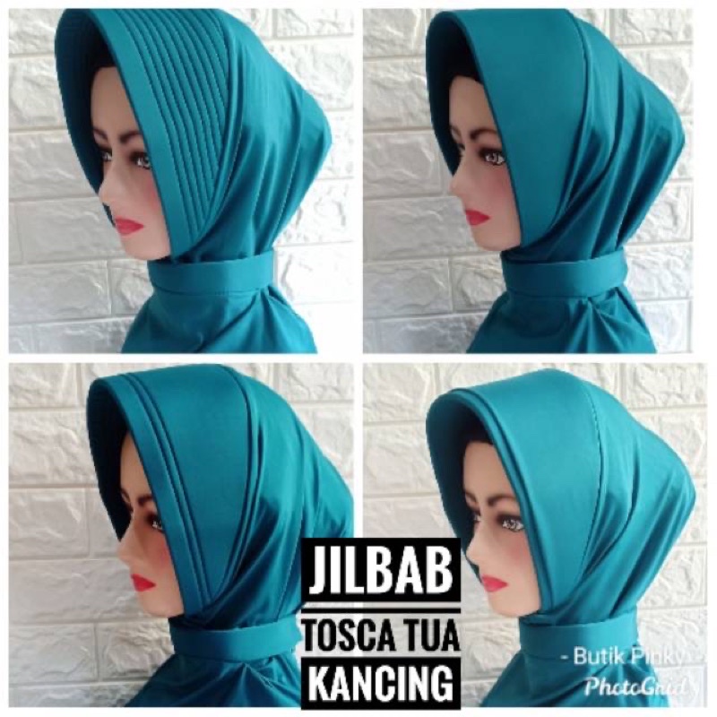 JILBAB DINAS HIJAU TOSCA TOSCA TUA