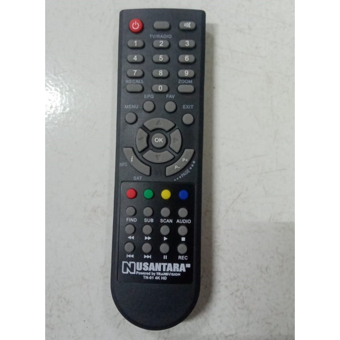 Remote / Remot / Stb / Decoder / Rcv Nusantara Hd & Dvb T2 Tanaka