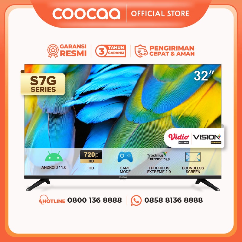 Jual Coocaa Smart Led Tv 32 Inch Digital Tv Android 11 Hdr 10