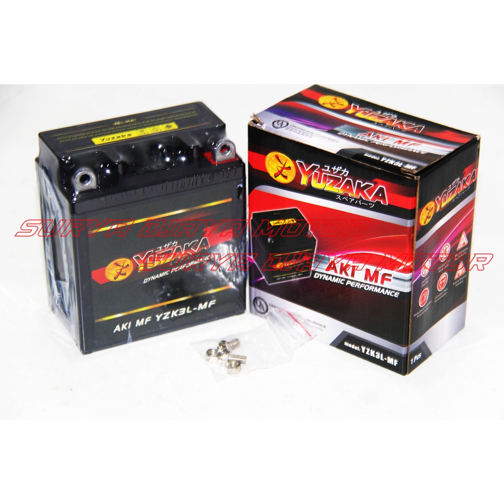 aki Motor Battery Aki RX King Rxk Rxking Yuzaka Yzk3l-MF