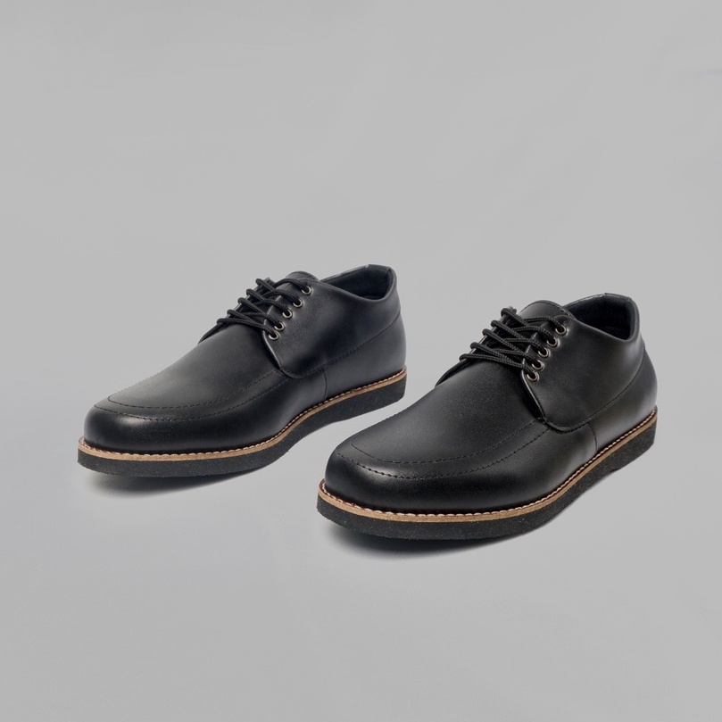 sepatu kantor pria armanijin black