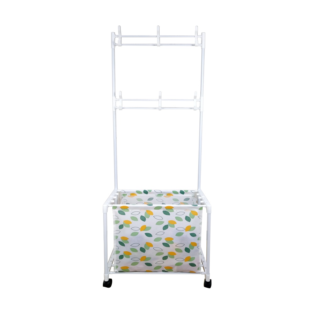 Standing Rak Hanger Jemuran Serbaguna Rak Besi Rak Topi Rak Tas Rak Multifungsi Mudah Dirakit