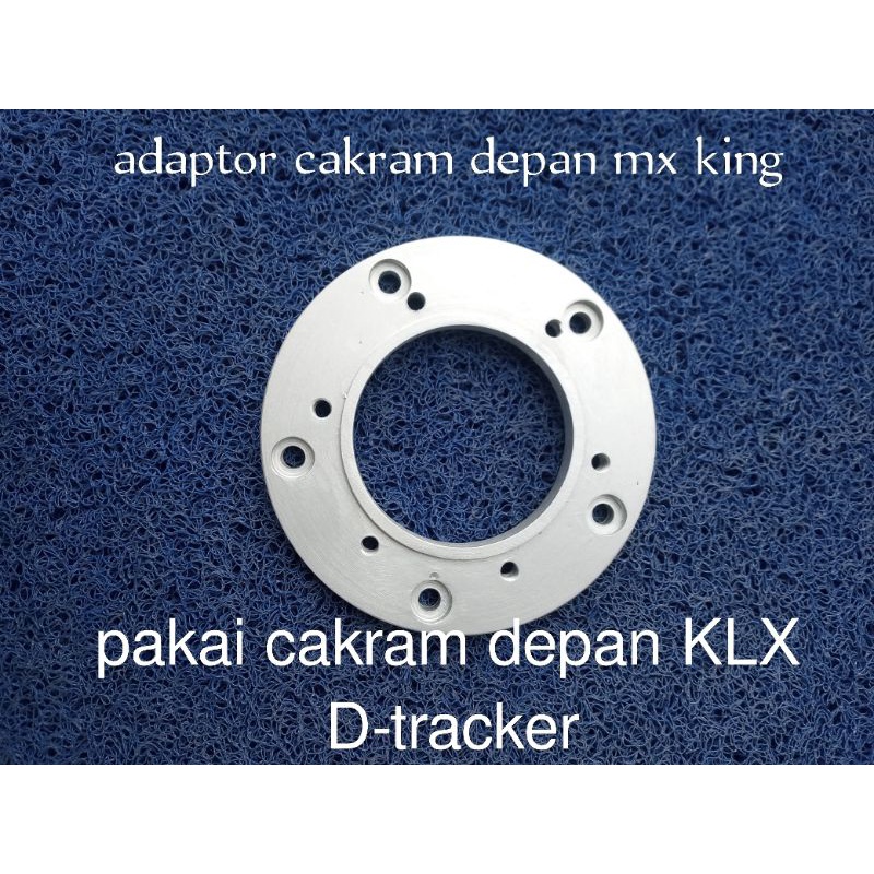 adaptor cakram depan MX king pakai cakram depan KLX D-Tracker