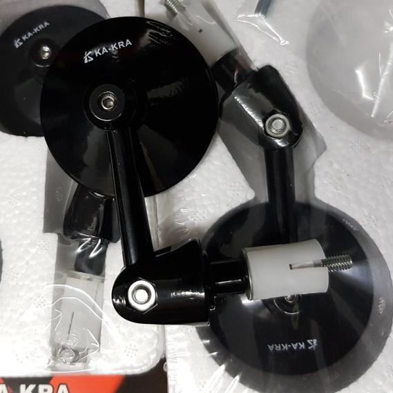 Spion Jalu Lipat Bar End Nmax Aerox PCX Vario Xmax Vesps KaKra - Hitam