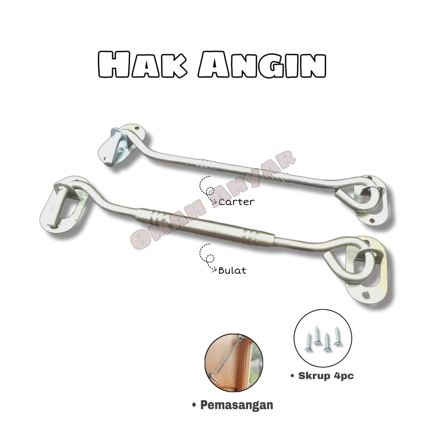 Hak Angin Penahan Jendela Proyek Rabbit Farr