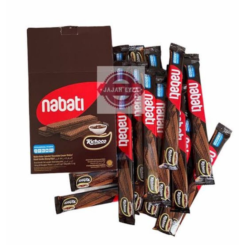 

WAFER NABATI RICHOCO HARGA PER 1 PCS WAFER NABATI COKLAT