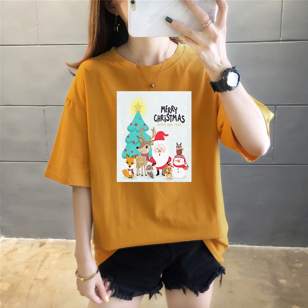 KAOS 0VERSIZE WANITA SPECIAL CRISTMAS EDITION 3