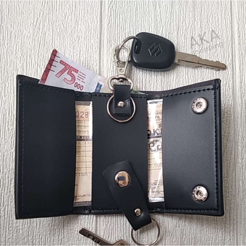 [HG BOSS09] Elegan Dompet STNK Gantungan Kunci Mobil Motor