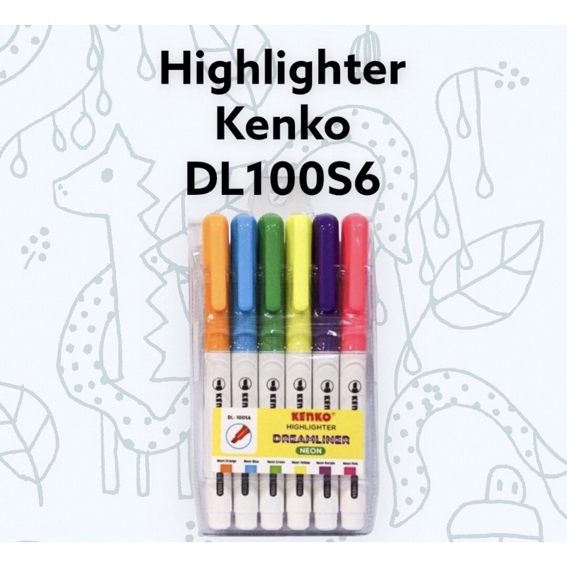 

Stabilo Highlighter Kenko dreamliner Neon 6 set DL100S6
