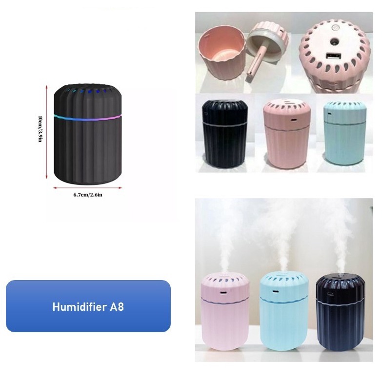 Air Humidifier A8  purifier Diffuser portable Humidifier Diffuser USB Mini A8