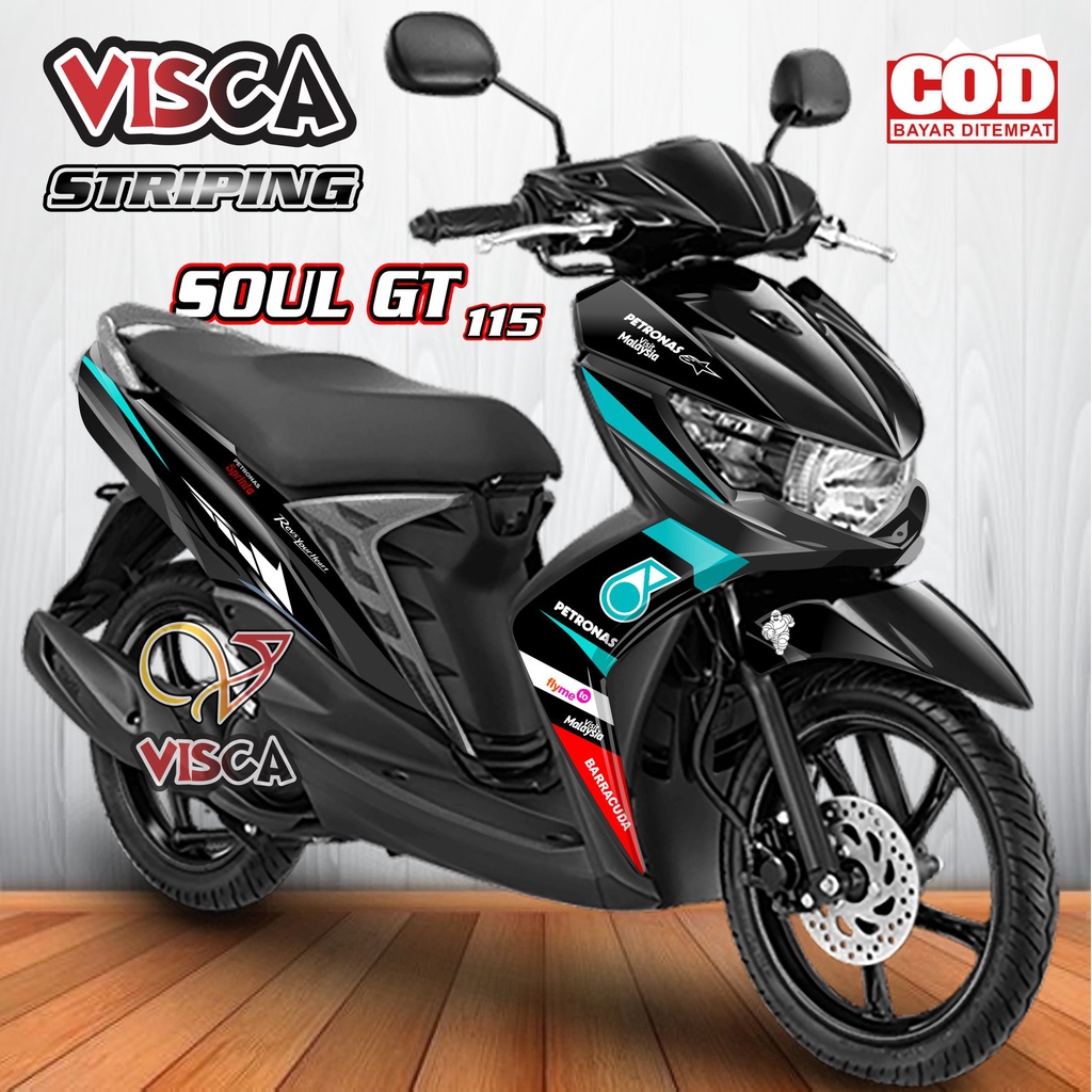 Striping Soul GT 115 - Stiker Sticker Striping Variasi Lis Yamaha Soul GT 115 - Striping Hologram So