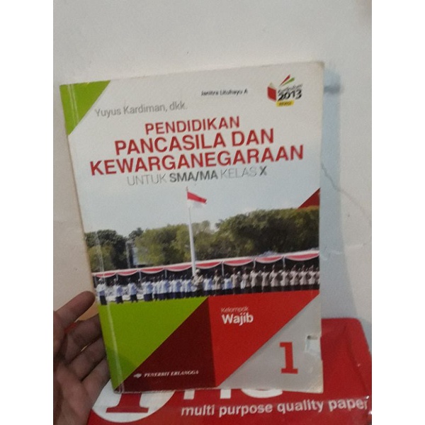 

buku ppkn kelas 10 / kelas 1 SMA erlangga termurah