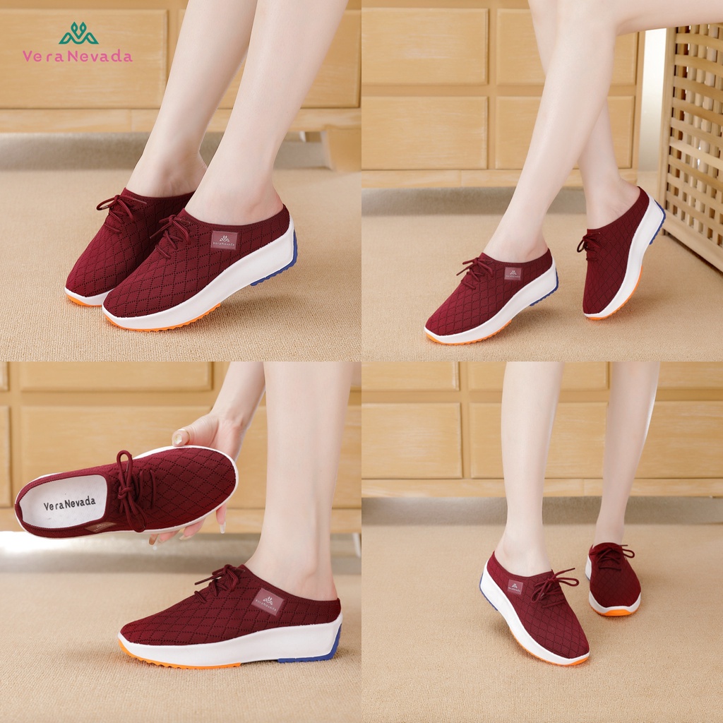 Ivony Seivona - A01 Vera Nevada Sepatu Casual Slop Sneaker Wanita Shoes