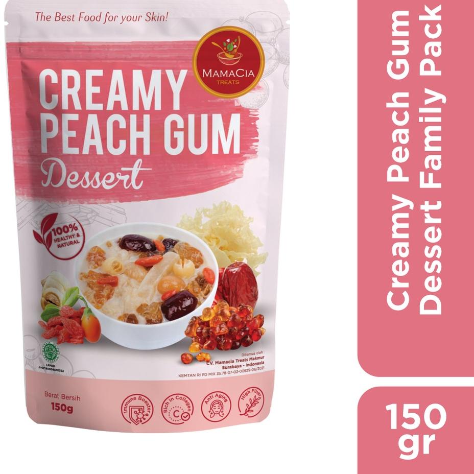 

☈ Mamacia Treats Paket Creamy Peach Gum Komplit Kualitas Super Grade A+ / Tao Jiao / Mini Packk ㅾ