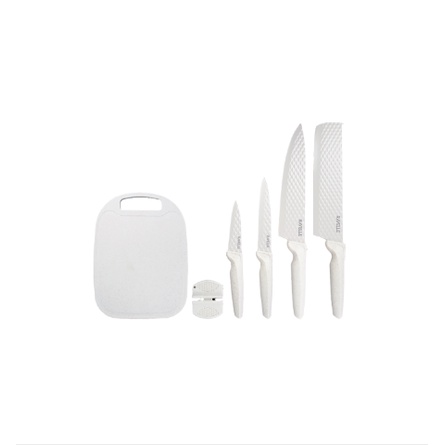 Pisau Dapur Knife Set Ravelle 6 in1 Jewel Knife Set