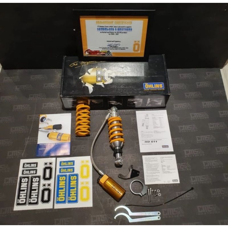 sok shock shok Sok Belakang AbsorberMerk Ohlins
Original
For MSX 125 Satria 2T
Code HO 611