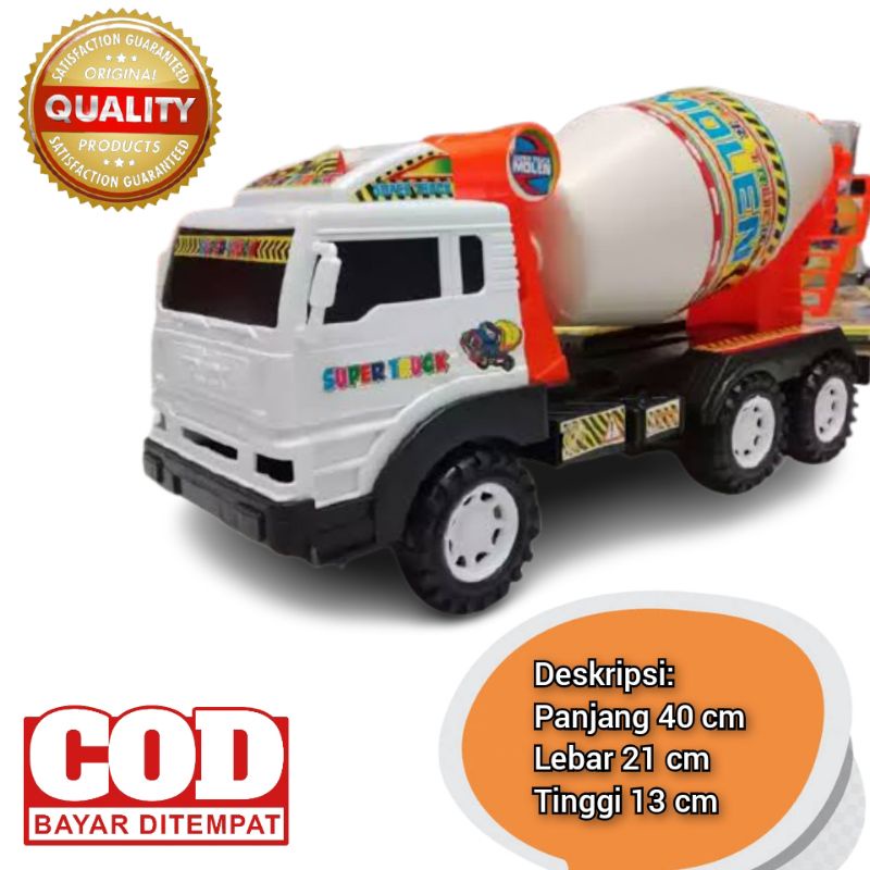 Mainan Mobil Molen Truck Molen Ukuran Jumbo Besar roda enam