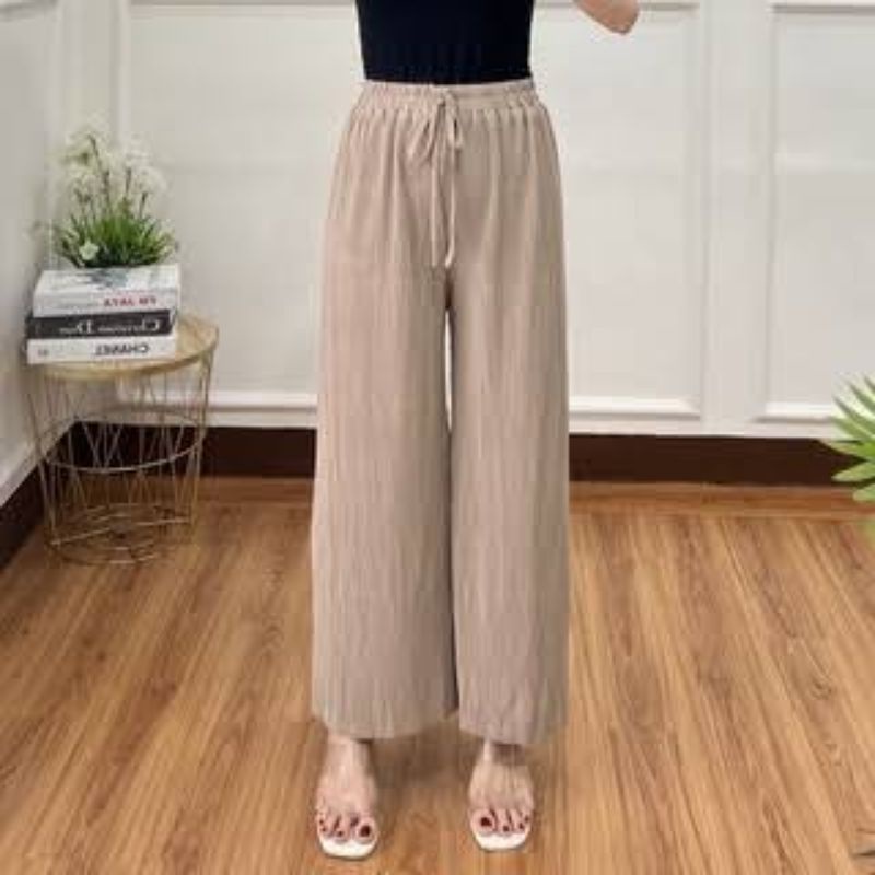 Kulot Plisket Lidi Termurah || Kulot Lipatan lidi Tali