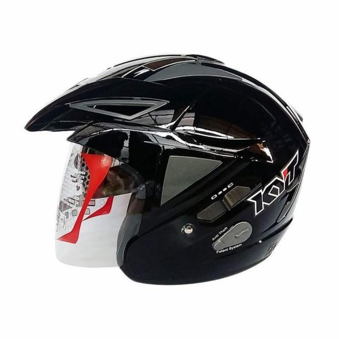 Helm KYT SCORPION KING R SOLID BLACK gloss