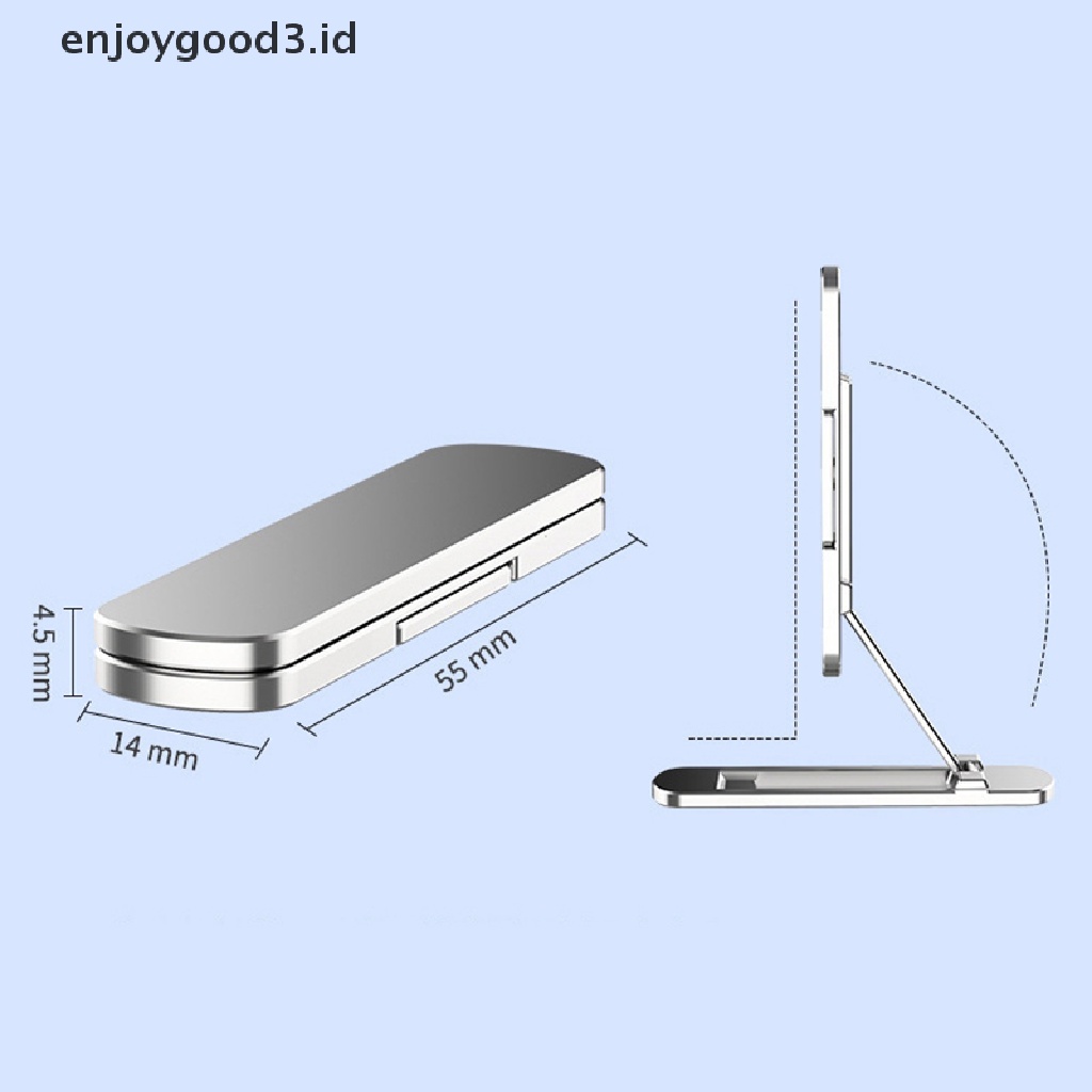 ^ Rready Stock ^ 360 Derajat° Stand Dudukan Handphone Model Lipat Bahan Aluminum Alloy