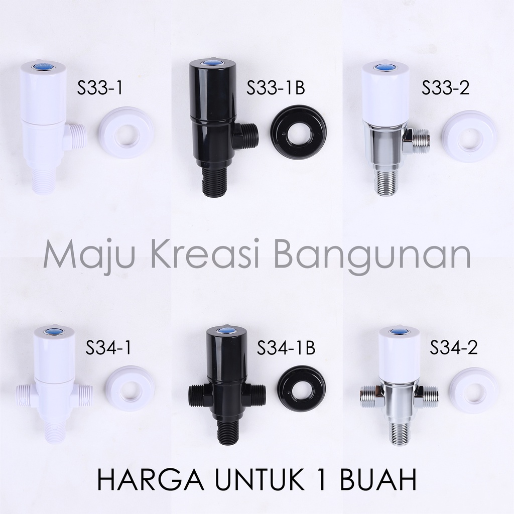 Stop Kran Kloset Soligen 1 2 Cabang Single Double PVC Jet Shower New Keran Bidet Kamar Mandi S33-2 S33-1B S34-1B S33-1 S34-1 S34-2