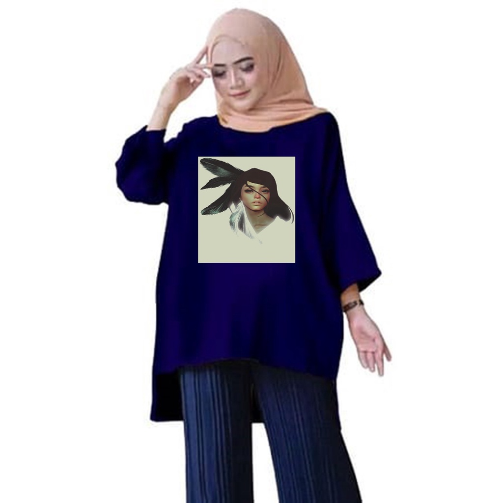 GSC - Long Tunik Wanita Ephipany x tomorrow / Tunik ANIME 016 / Tunik wanita dewasa / Tunik Motif viral new