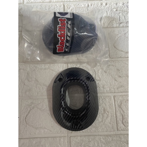 corong cover tutup knalpot carbon motor pcx 160 dll