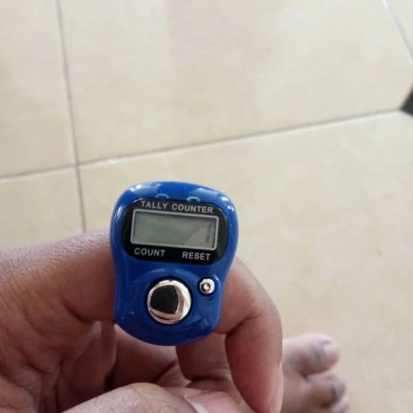 Tasbih Digital Mini Finger Counter Penghitung Digital Tally Jari Ngaji