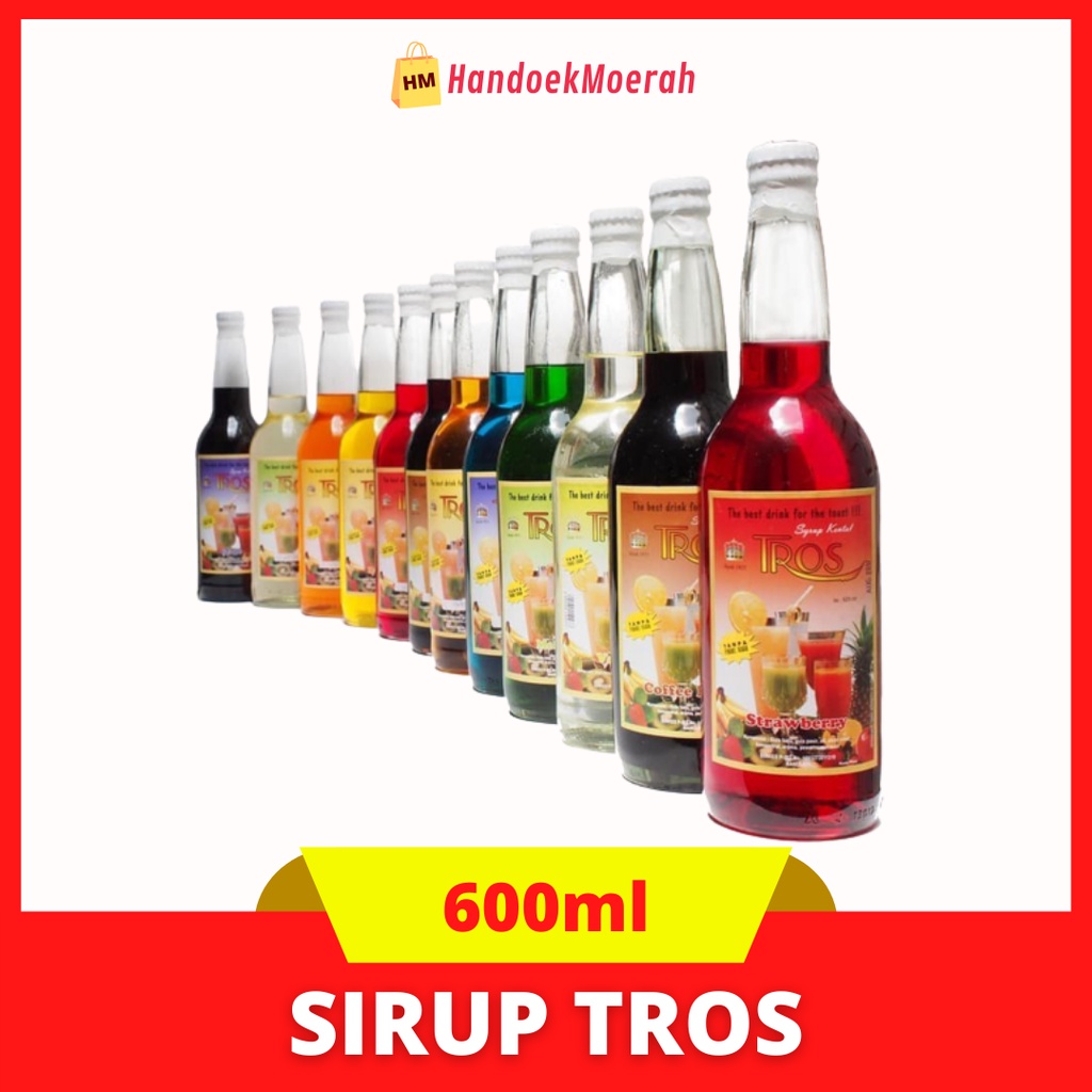 SIRUP TROS / SYRUP buat Minuman Es Buah / Campur/Cafe/Booth/Resto/Catering (Buah - Buahan)