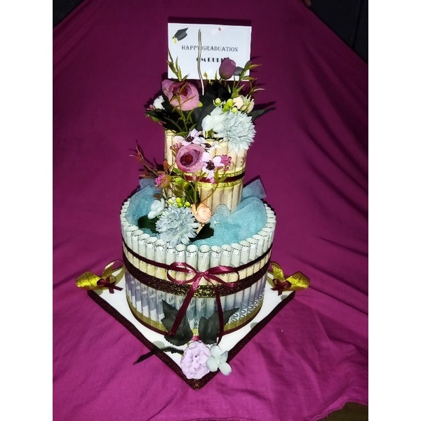 KANCREATIVE MONEY CAKE 2 tingkat, buket uang jogja