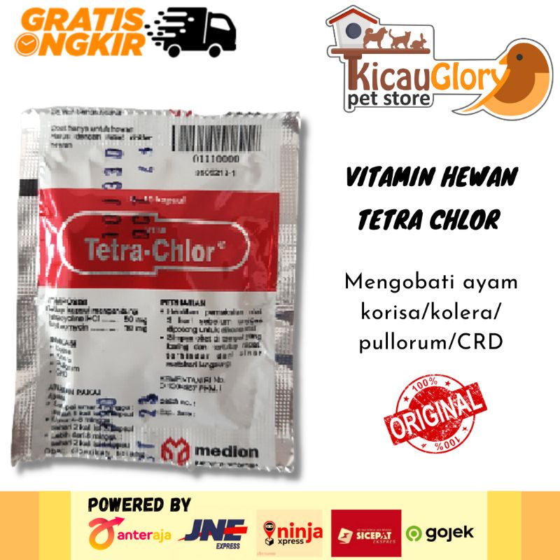 Vita Tetra Chlor serbuk Obat Ayam Snot Ngorok
