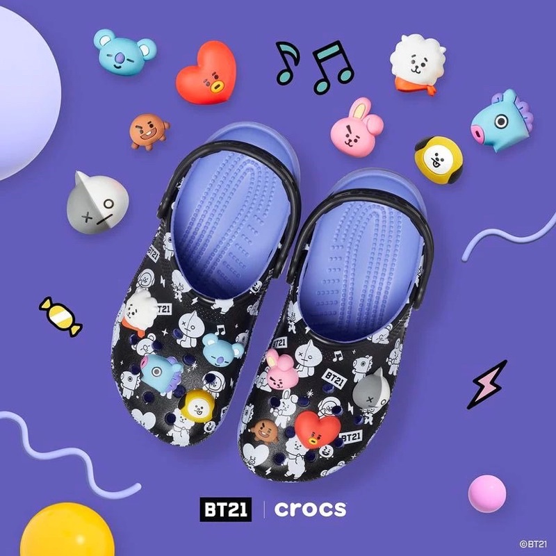 BT21 x CROCS Official BTS Jibbitz
