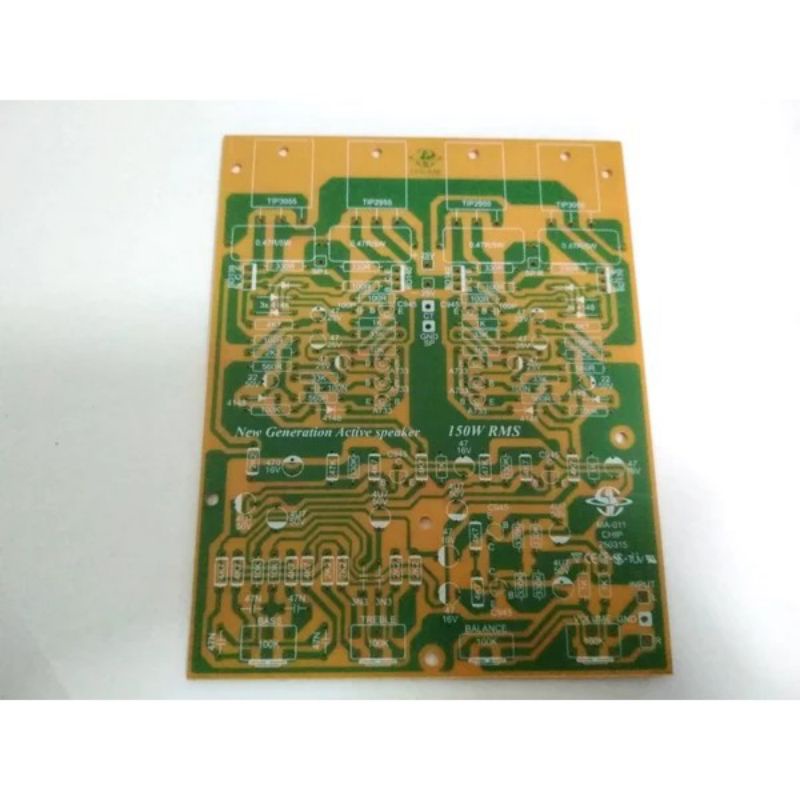 Pcb Power Speaker Aktif 150 W RMS Stereo Saturn MA - 011 TIP 2955 TIP 3055