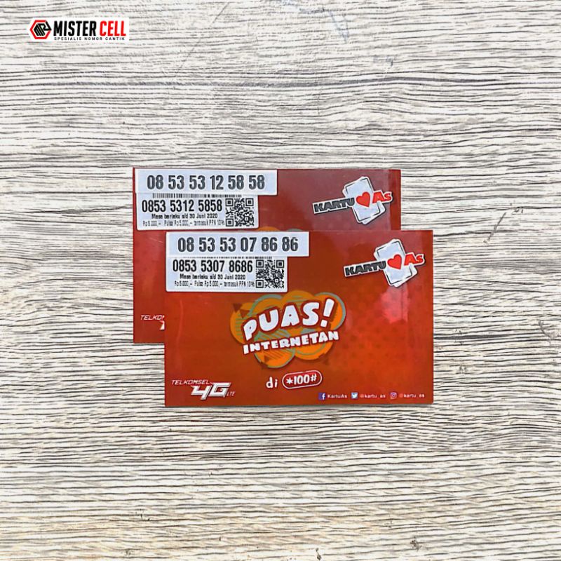 NOMOR CANTIK KARTU AS ABAB CDCD MAPAN 5858 SIAP 8686