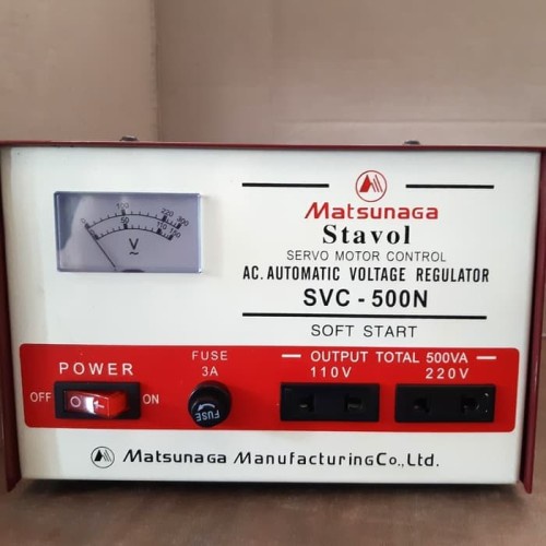 STAVOLT 500 WATT MOTOR MATSUNAGA SVC-500N