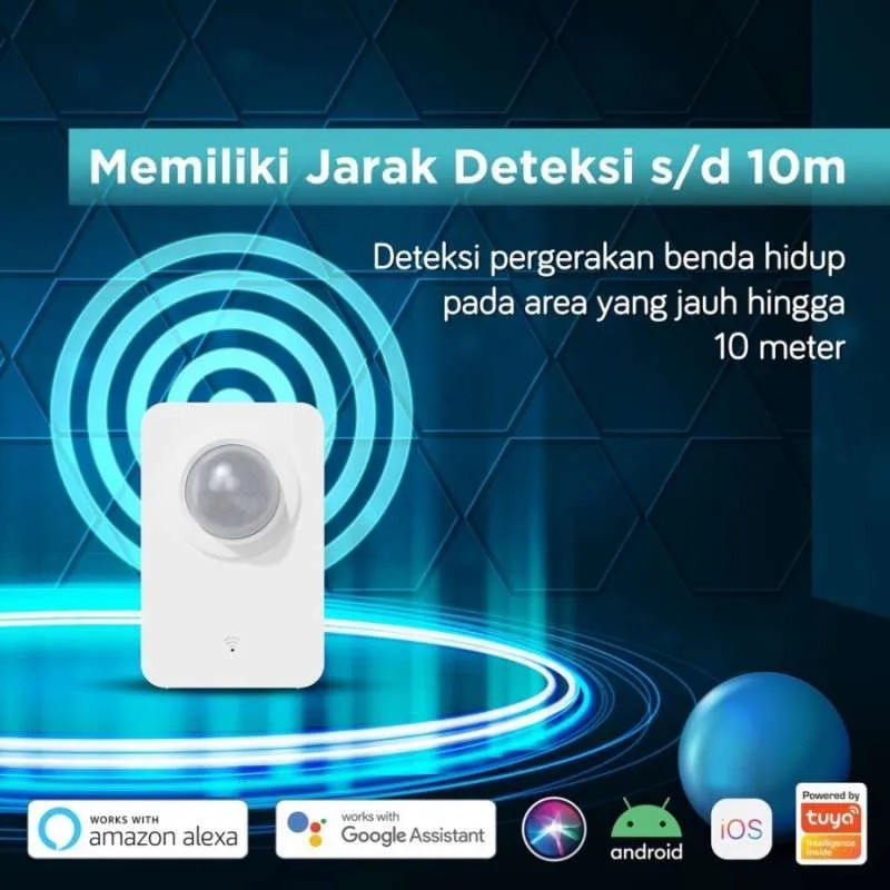 Bardi Indonesia PIR Motion Sensor menangkap gerakan hingga 10M