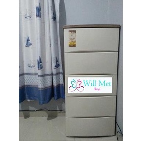 Olymplast Lemari Plastik Laci 5 Susun ODC 5 Polos stock ready