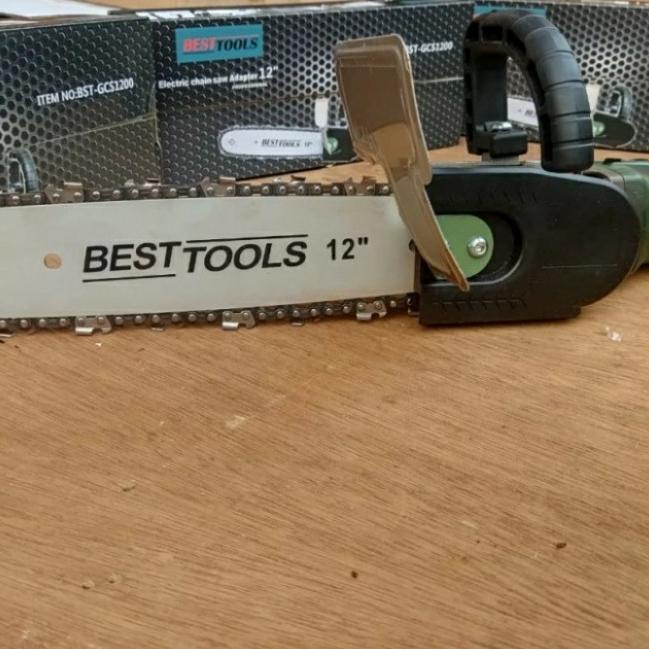 adaptor chainsaw gerinda,rantai adaptor chainsaw gerinda - 12 inch