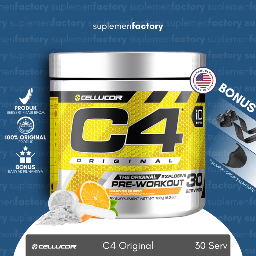 Cellucor C4 Original 30 Servin 165 Gram Pre Workout