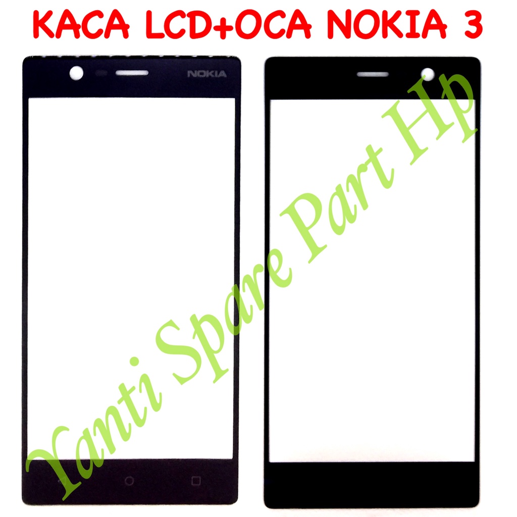 Kaca Lcd Plus Oca Nokia 3 Original Terlaris New