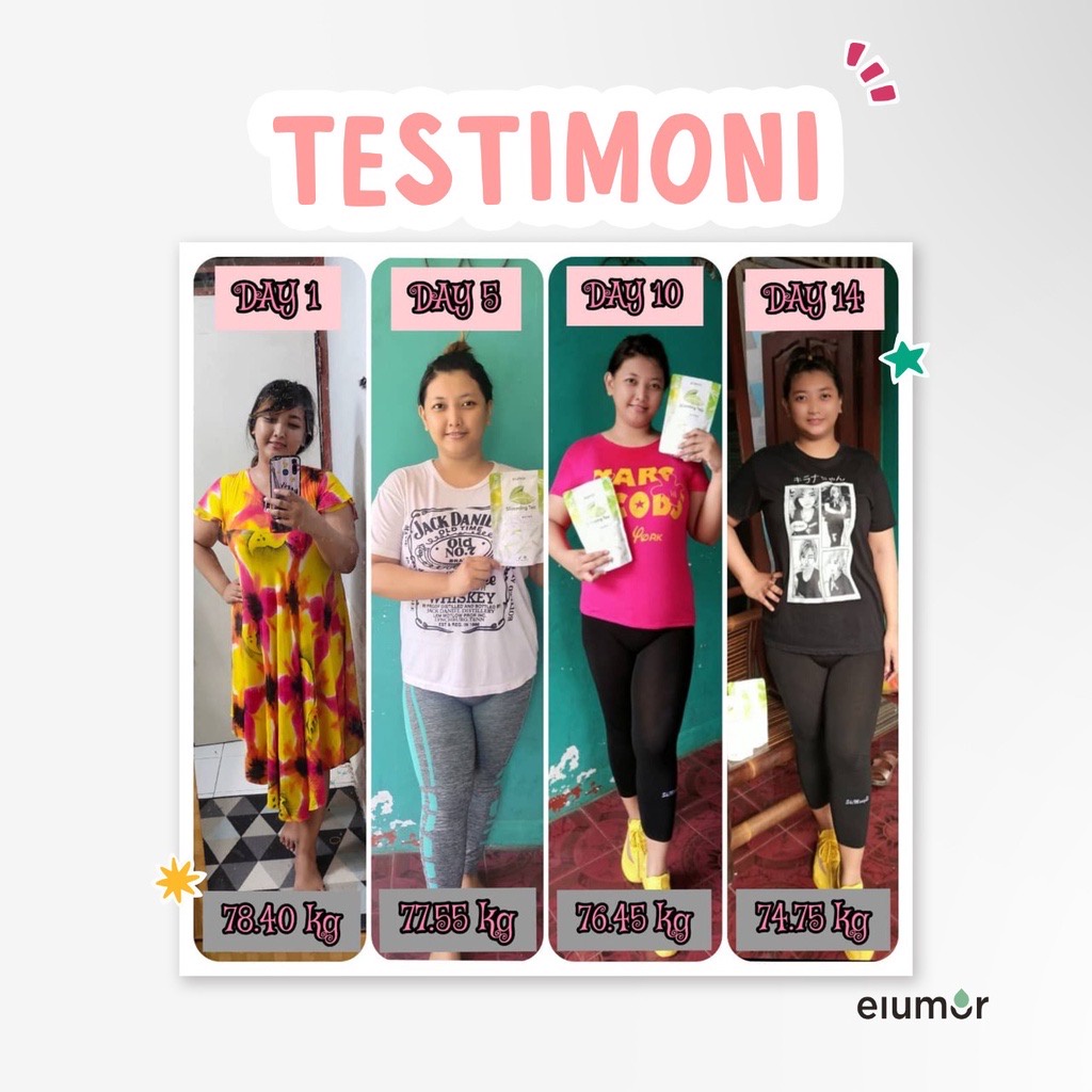 READY! ELUMOR SLIMMING TEA BPOM DAN HALAL MUI TEH PELANGSING KURUS DALAM 7 HARI PENURUN BERAT BADAN PELANCAR BAB