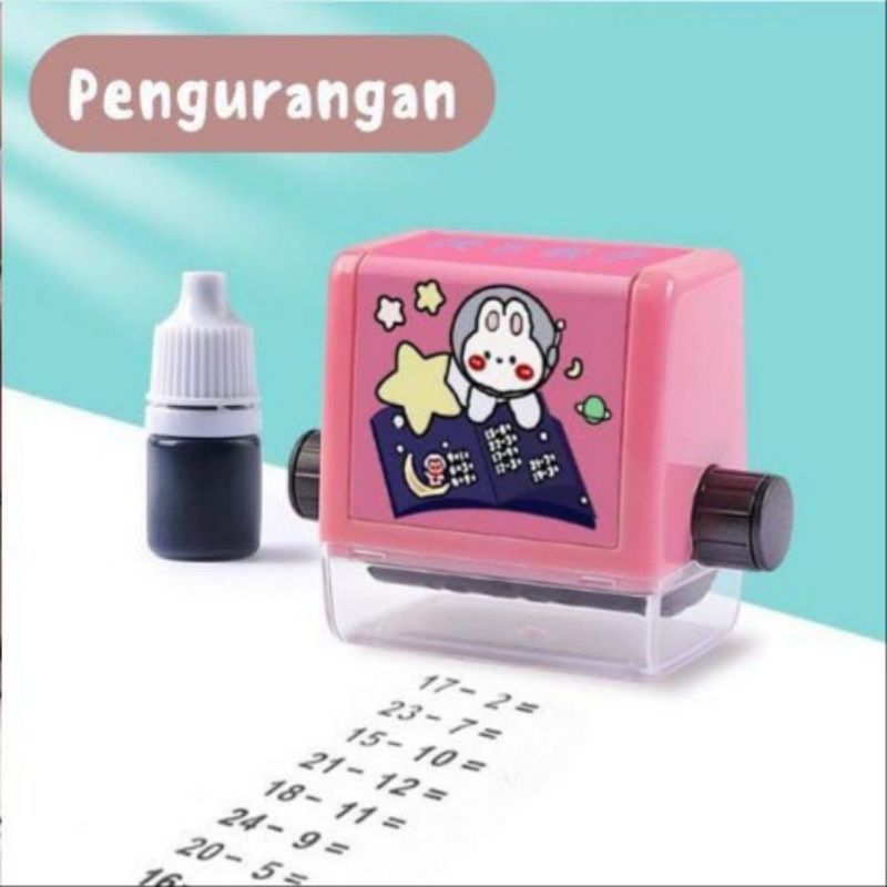 READY EDUKASI PENJUMLAHAN PENGURANGAN ANAK STEMPEL AJAIB STEMPEL PRAKTIS TINGGAL PAKAI STAMPLE SCROLLABLE SCROLL STEMPEL MAGIC EDUKASI BELAJAR ANAK PENJUMLAHAN DAN PENGURANGAN