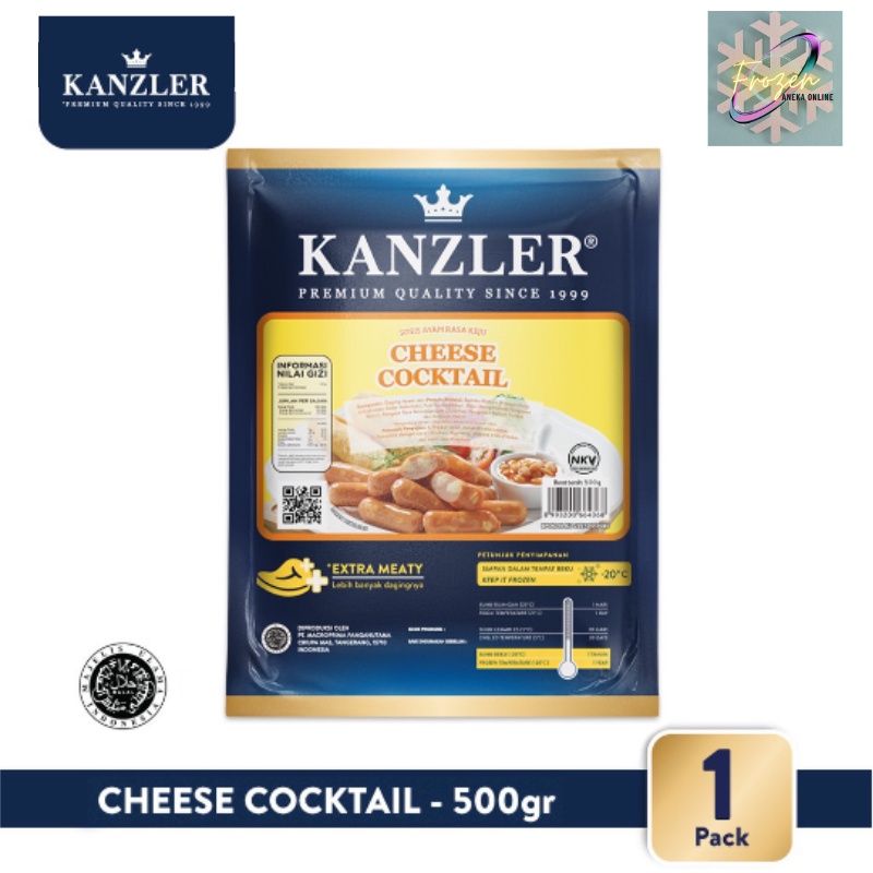 

KANZLER Sosis Cheese Coktail 500gr