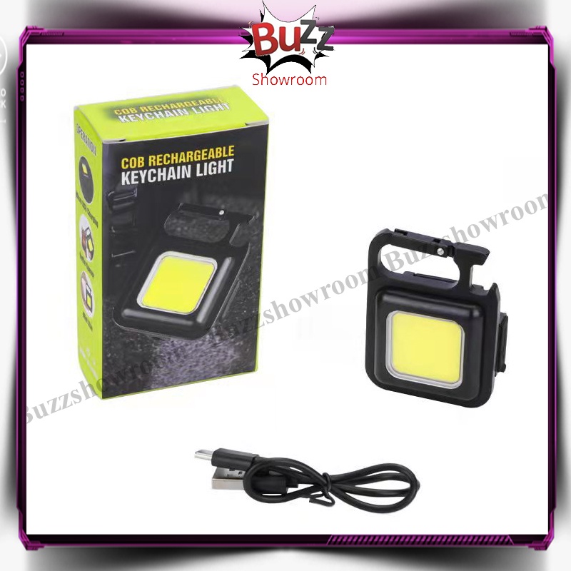 Lampu Portable COB Senter Saku Led Rechargeable Emergency Lamp Kemah