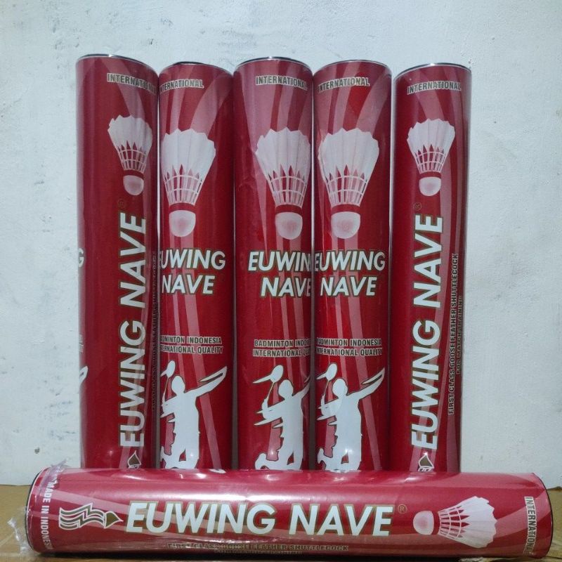 SHUTTLECOCK EUWING NAVE MERAH RED euwing nave merah bola bulutangkis badminton kok euwing nave red c