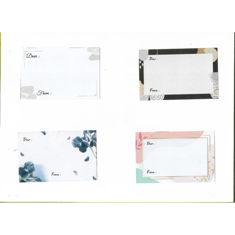 KARTU UCAPAN POLOS - GREETING CARD POLOS - GREETING CARD AESTHETIC - GIFT CARD