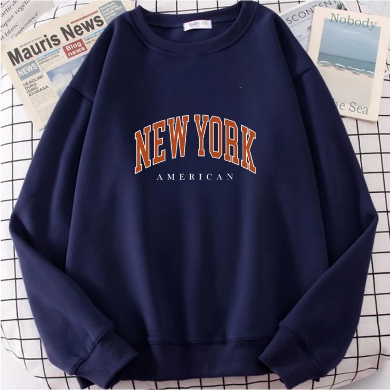 Basic Sweater Dewasa New York American