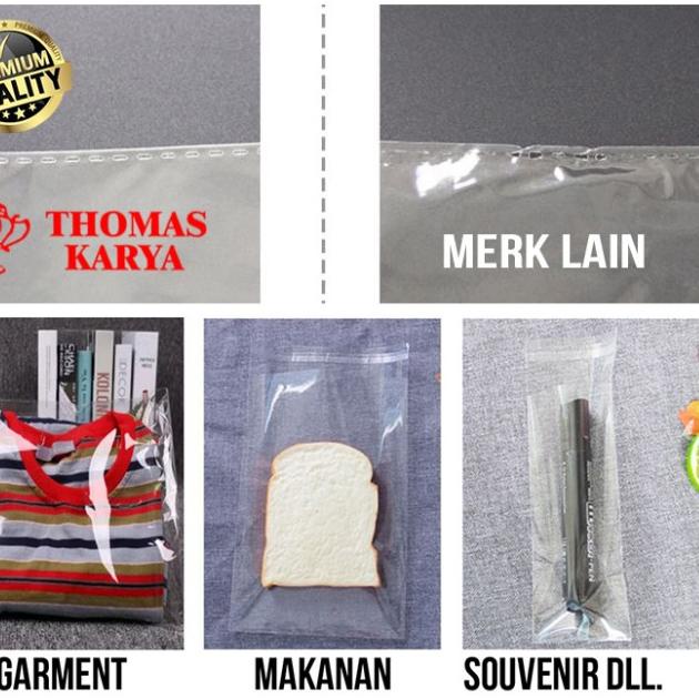 

Plastik OPP LEM TEBAL 30.1x40 cm DOUBLE SEAL packing Baju Garment - 15x25