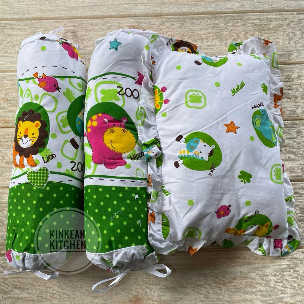 Bantal Guling Bayi Set Melati Muda-Bantal