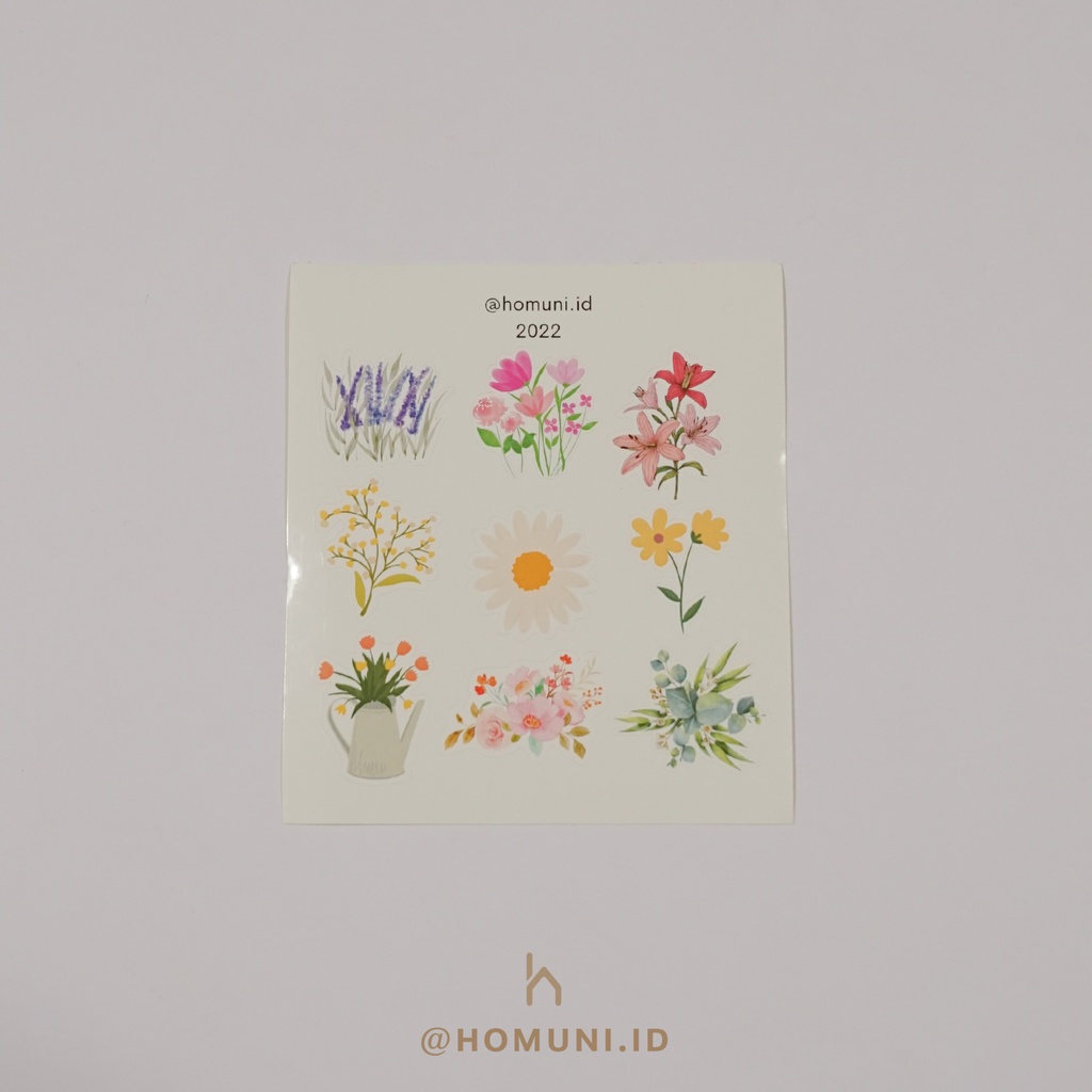 

Freebies Accessories Sticker Aesthetic Pastel Flower/Stiker Sedang Bunga Cantik